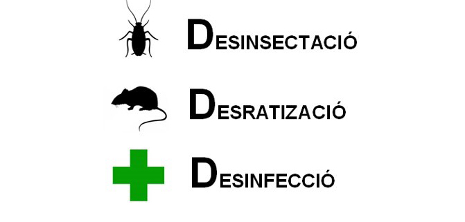Desinsectació, desratització, desinfecció