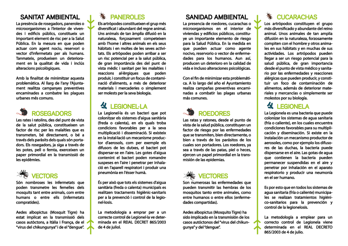 Campanya Sanitat Ambiental 2024