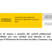 subvención colonias felinas ministerio 2025